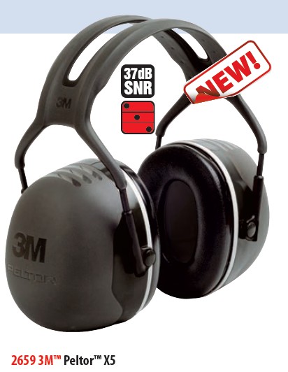 Antifoane externe cu banda ptr. fixarea pe cap Peltor X5, art.D192 ( 3M Peltor ) ( 2659 )