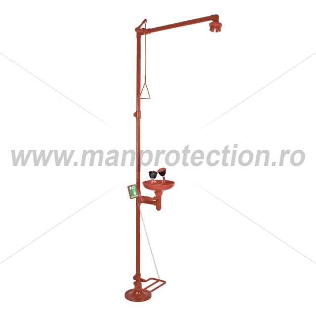 Dus de urgenta cu dispozitiv de spalare a ochilor, art.T032 ( 1100/380 )