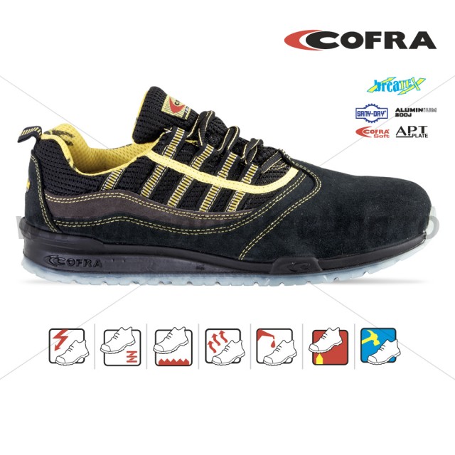 PANTOF DE PROTECTIE CU BOMBEU DE ALUMINIU SI LAMELA, ART. A989 S1P ( MARCIANO )