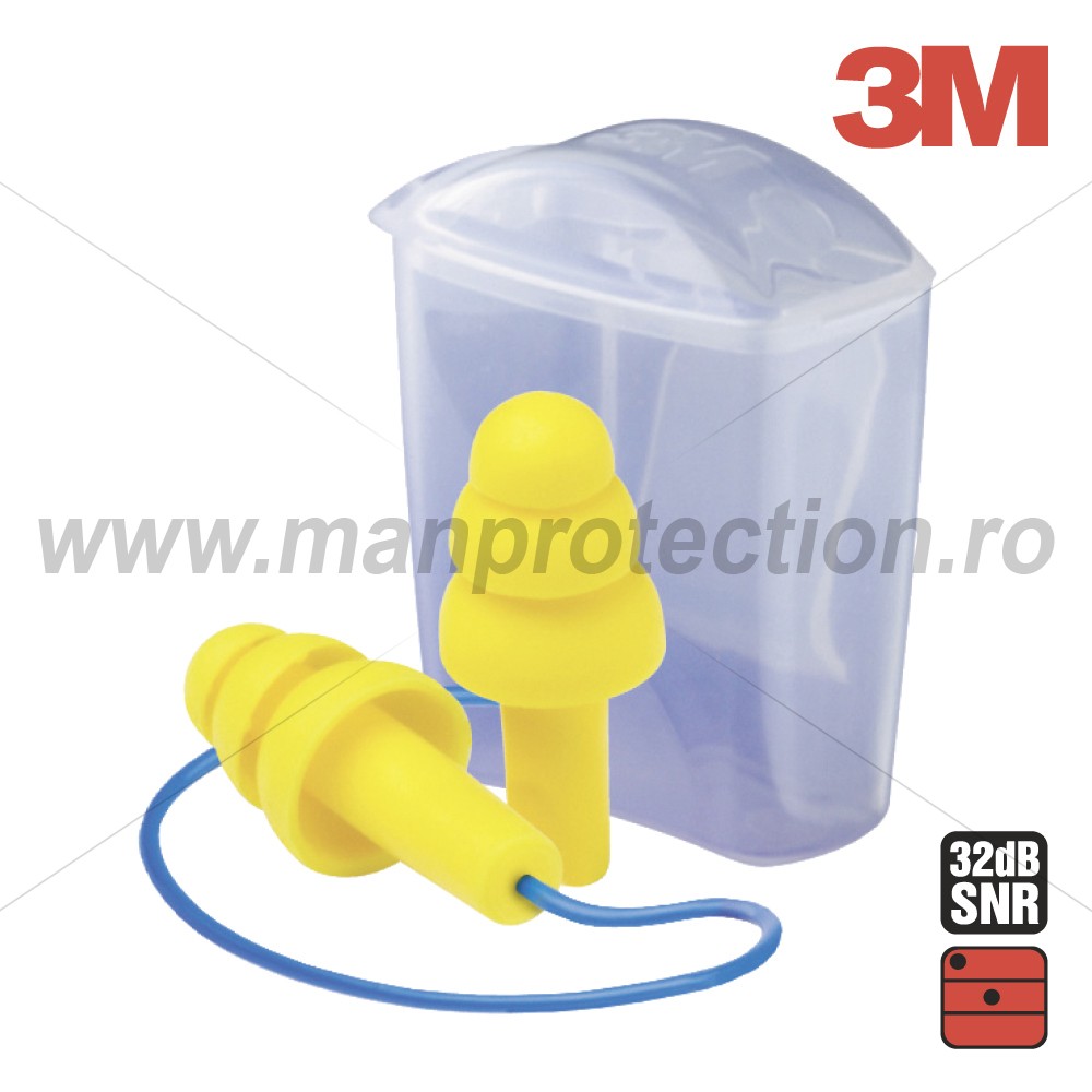 EAR ULTRAFIT TIED EARPLUGS WITH CARDBOARD BOX, ART.D141 ( 2632 )