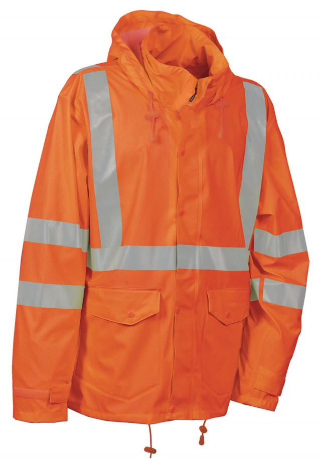 *SCURTA IMPERMEABILA DE INALTA VIZIBILITATE MERIDA, ART. 31B2 ( V450 )