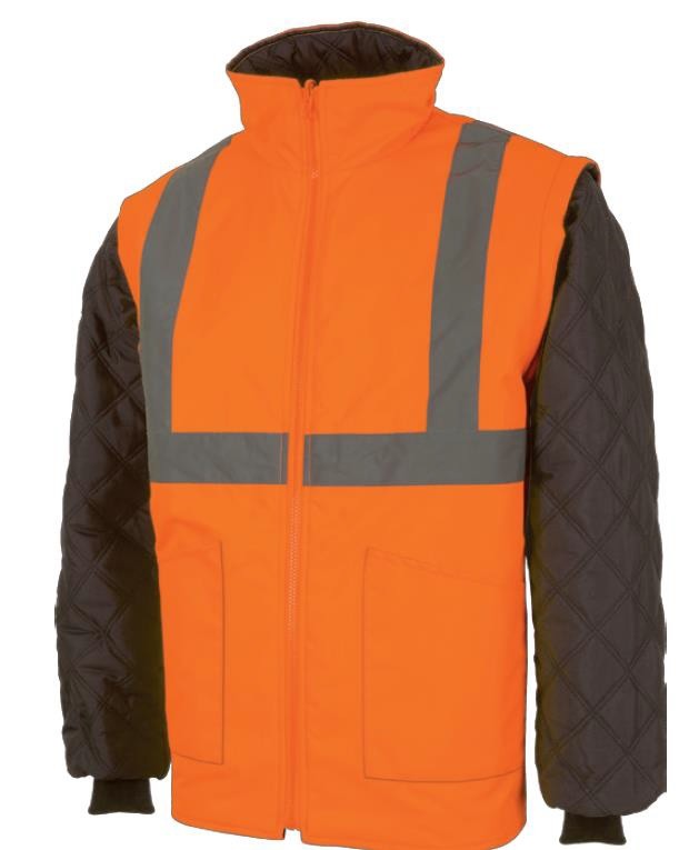 JACHETA DE INALTA VIZIBILITATE CU MANECI DETASABILE 2 IN 1 LIVERPOOL, RENANIA, ART. 5B20 ( 9180 )