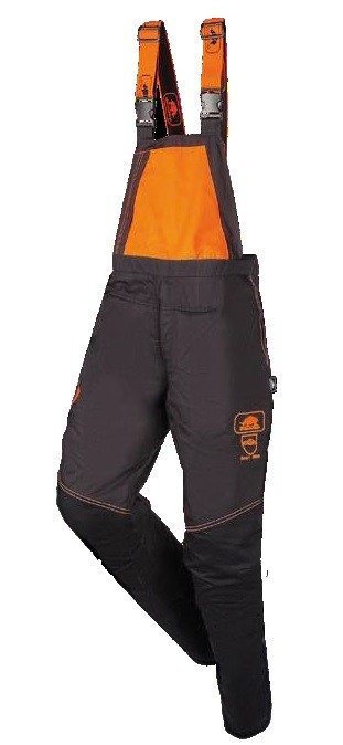 *PANTALON DE PROTECTIE CU PIEPTAR FORESTIER BASEPRO, ART. 75B4