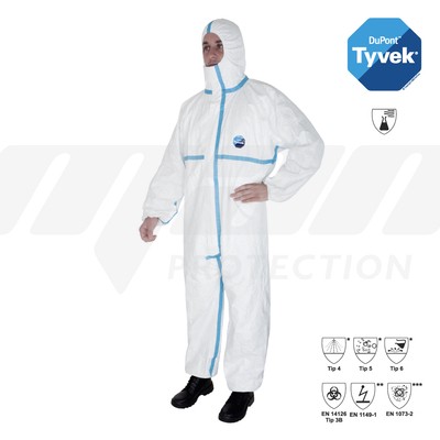 *COMBINEZON DE PROTECTIE CHIMICA TYVEK® CLASSIC PLUS, ART. B893 ( 4080PLUS )