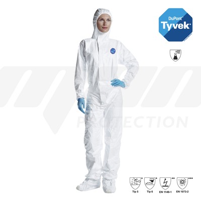 COMBINEZON DE PROTECTIE CHIMICA TYVEK® LABO, ART. B892 ( 4080LABO )