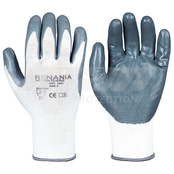 MANUSI DE PROTECTIE MECANICA CATEGORIA II GREY, RENANIA, ART. C183 ( 1457 )