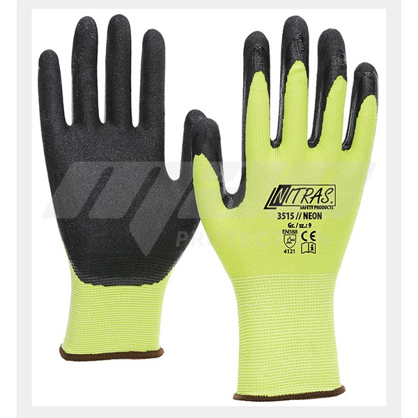 MANUSI DE PROTECTIE MECANICA CATEGORIA II NEON, ART. C379 ( 3515N )