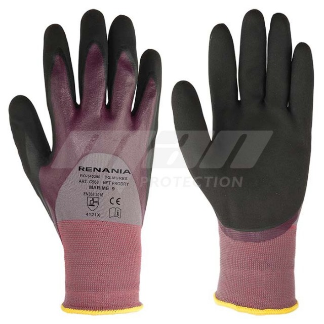 *MANUSI DE PROTECTIE MECANICA CATEGORIA II NFT PRODRY, RENANIA, ART. C968