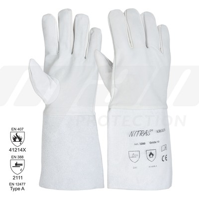 MANUSI DE PROTECTIE PENTRU SUDURA CATEGORIA II KOMBI, ART. C311 ( 1802 )