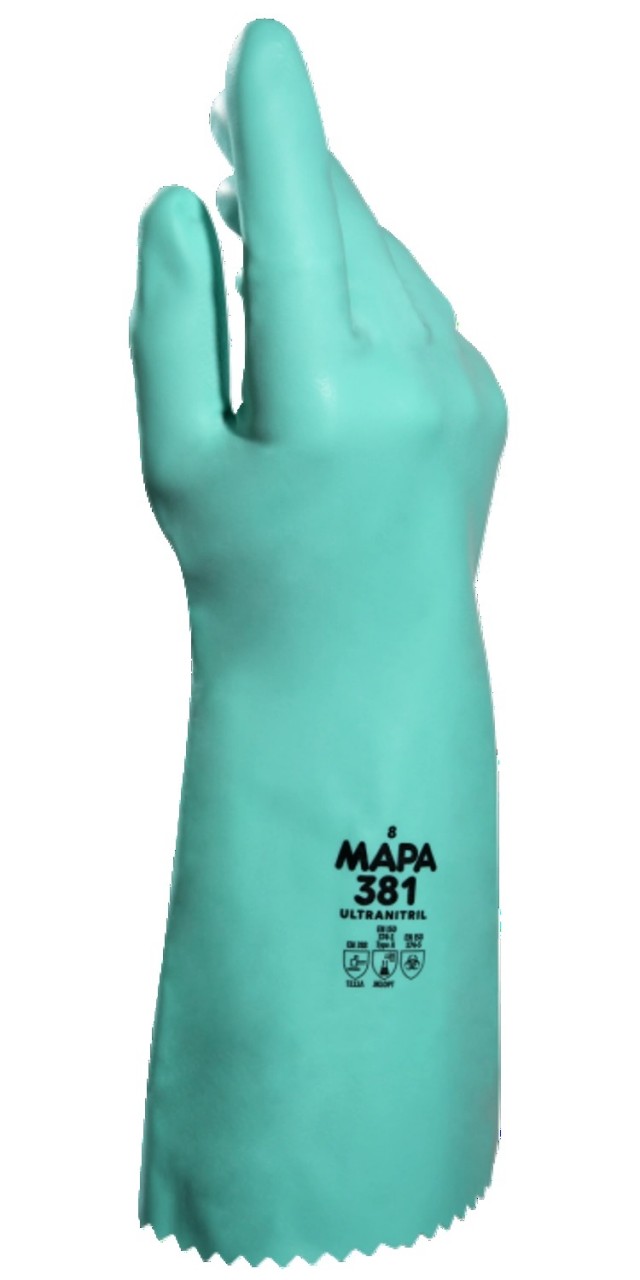 MANUSI DE PROTECTIE CHIMICA CAT.III ULTRANITRIL, ART. C873
