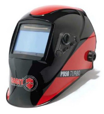 MASCA DE PROTECTIE PENTRU SUDURA CU FILTRU OPTOELECTRIC P950 TURBO, ART. D653 ( BANDA-R/A )