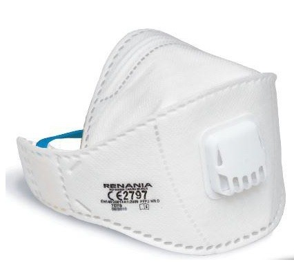 SEMIMASCA DE PROTECTIE RESPIRATORIE, PLIATA, CATEGORIA III FFP2, RENANIA, ART. 7D75