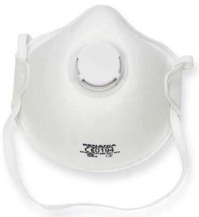 SEMIMASCA DE PROTECTIE RESPIRATORIE TIP CUPA, FFP2 NR D CU SUPAPA, RENANIA, ART. 8D27