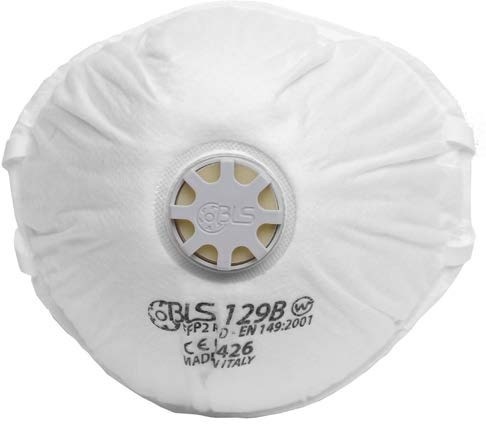 SEMIMASCA DE PROTECTIE RESPIRATORIE TIP CUPA CAT. III FFP2, BLS, ART. D041 ( 129BW ) ( 129BW )