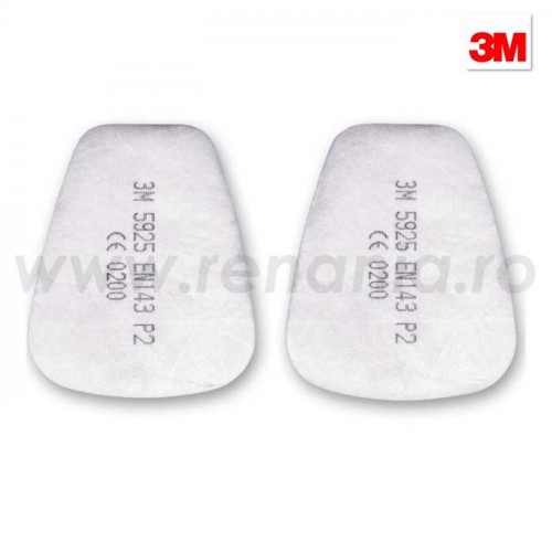 PREFILTRE DE PROTECTIE RESPIRATORIE IMPOTRIVA PARTICULELOR DE TIP P2 3M, ART. 6D30