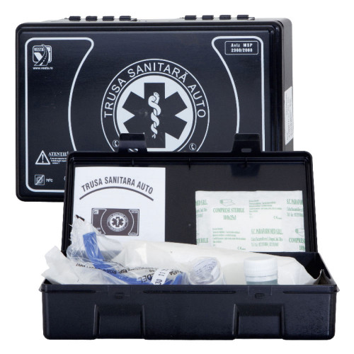 TRUSA DE PRIM AJUTOR AUTO, ART.T211 (312R) Pagina de start Trusa de prim ajutor auto, art. T211