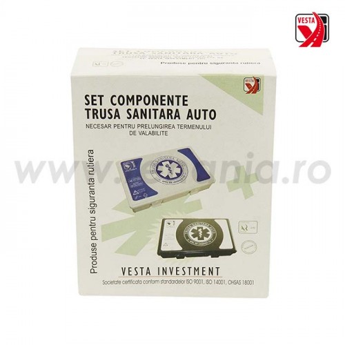 KIT DE REUMPLERE PENTRU TRUSA DE PRIM AJUTOR AUTO, ART. T209 ( 312K )