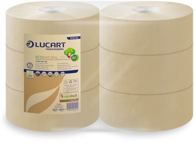 *HARTIE IGIENICA ROLA JUMBO ECOLABEL, DIN FIBRE DE CELULOZA, ECONATURAL 300, ART. F234 ( 812140A )