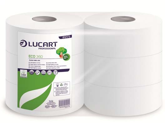 *HARTIE IGIENICA ROLA JUMBO ECOLABEL, DIN FIBRE RECUPERATE, ECO 360, ART. F238 ( 812173 )