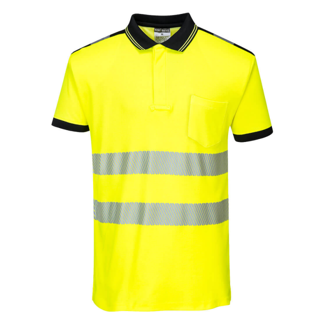 Tricou Polo Hi-Vis Vision, T180